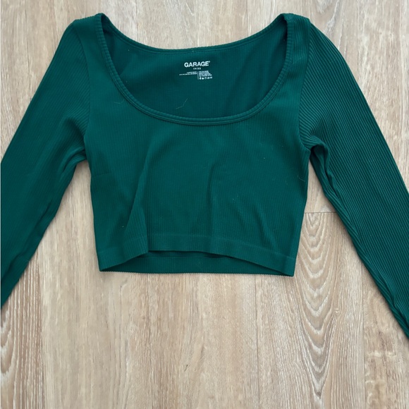 GARAGE LONG SLEEVE - DARK GREEN - XS - Picture 3 of 5